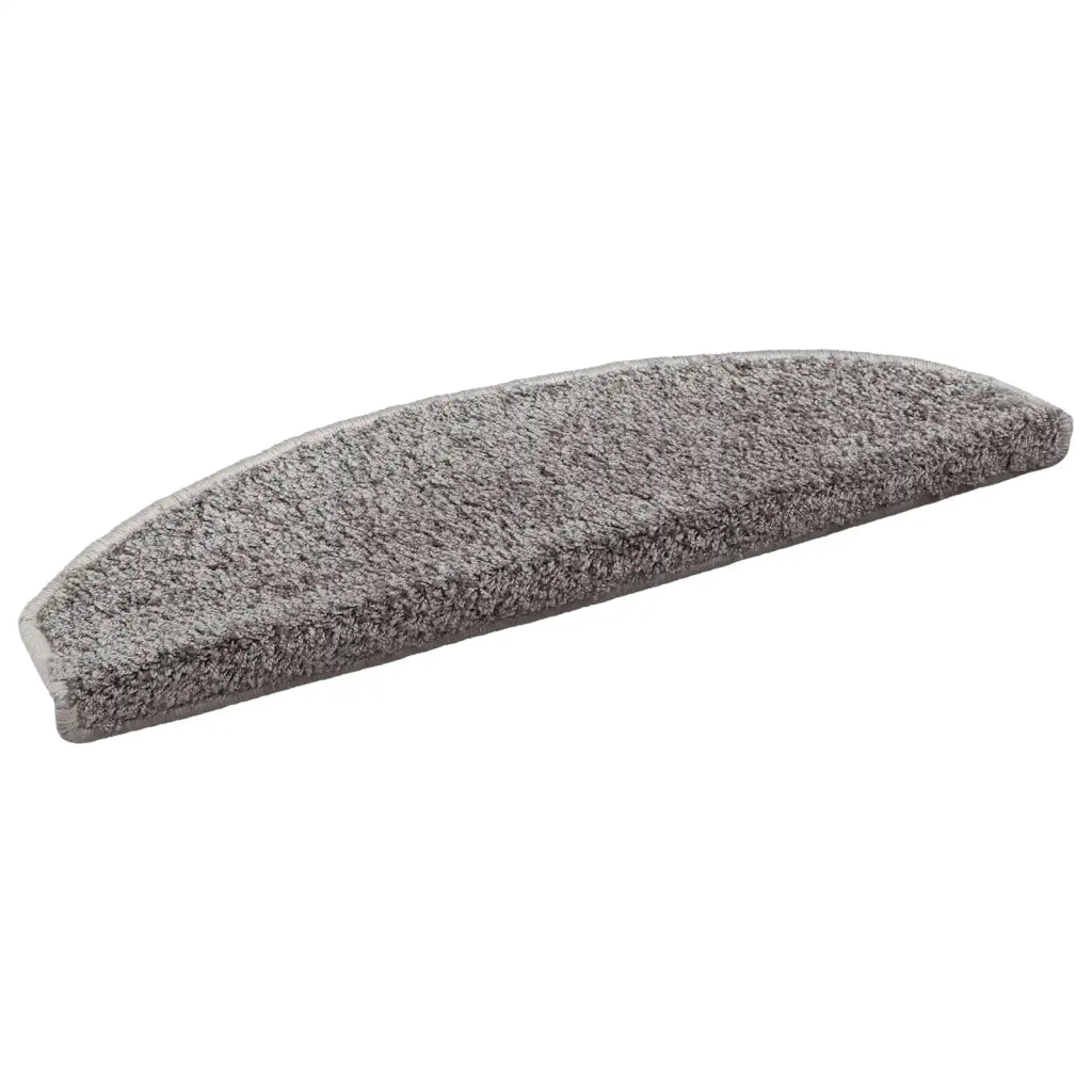 Tappetini per scale autoadesivi Semicircolare 15 pz | Gradini per Scale Grigio