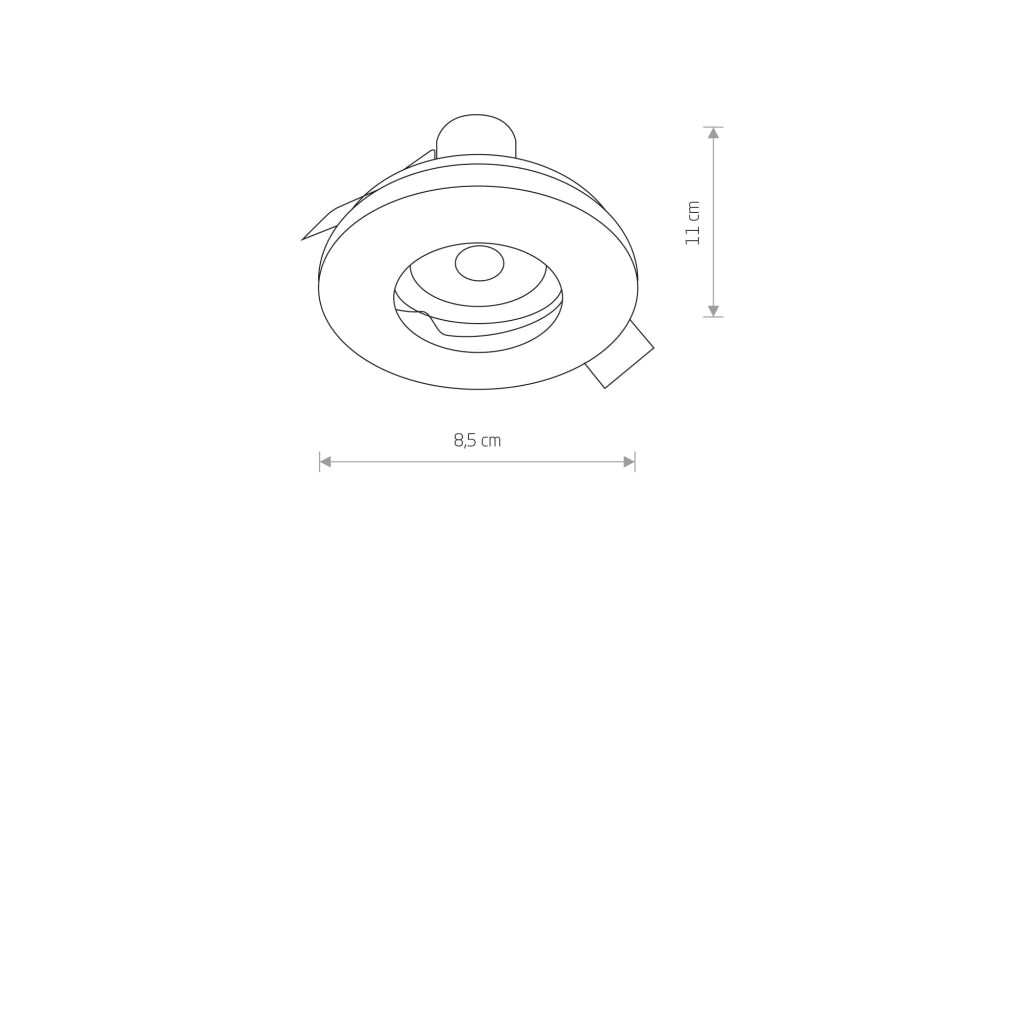 Faretto da soffitto Nowodvorski Juliet 7664 cromo IP54