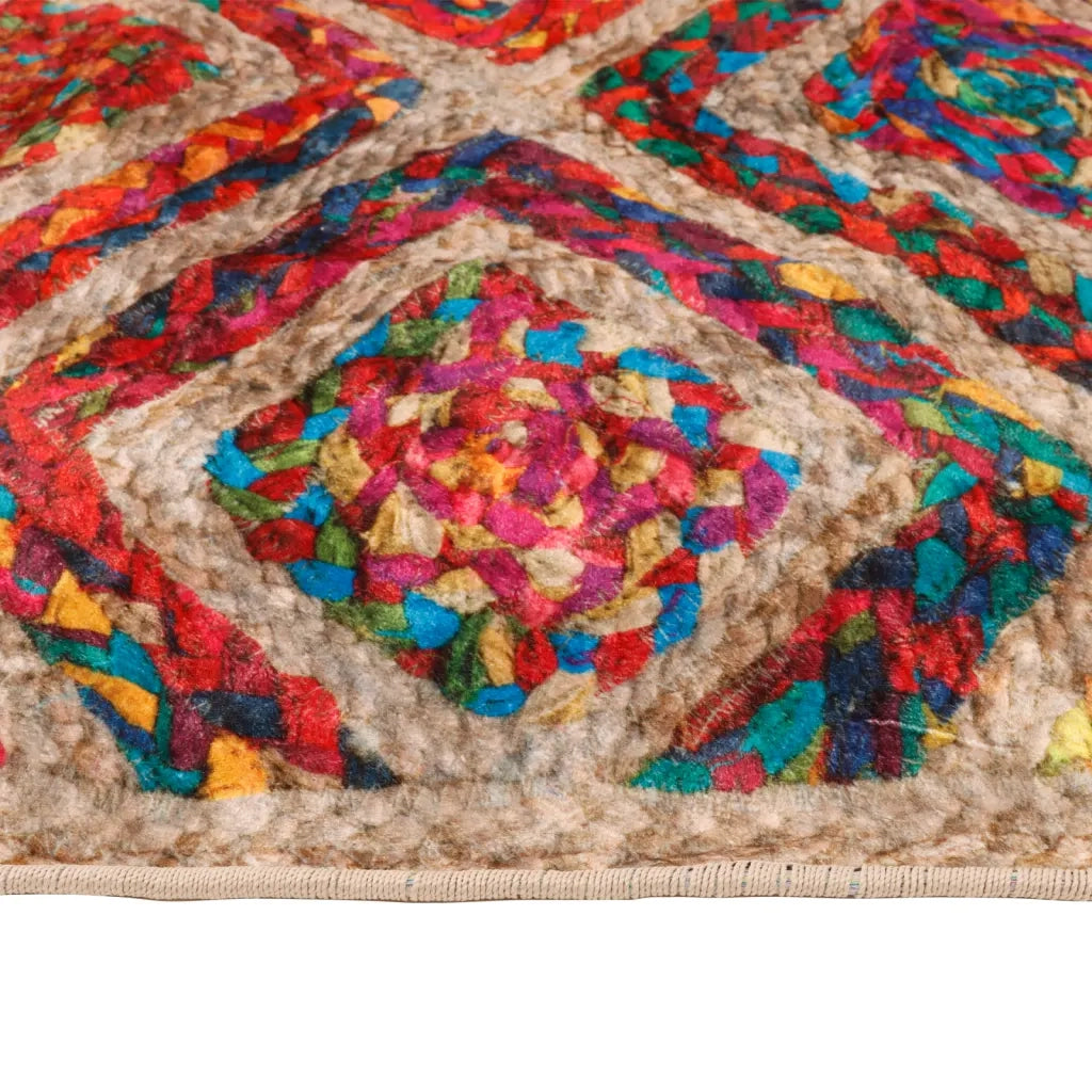 Tappeto Lavabile Multicolore 190x300 cm 136589