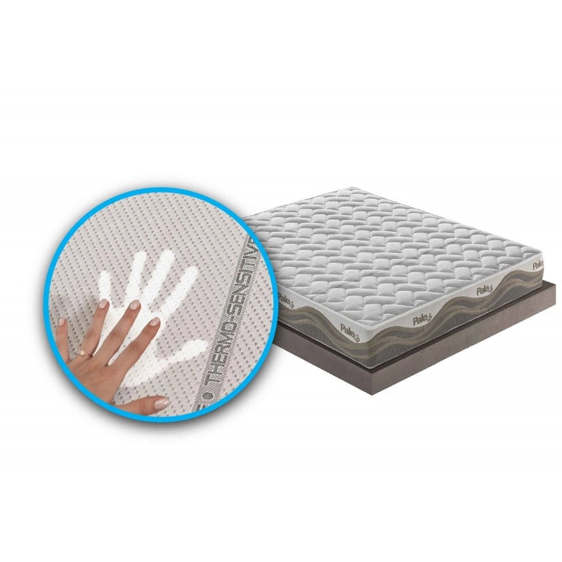 Materasso in memory foam e micromolle con Thermosensitive sfoderabile - 140x200