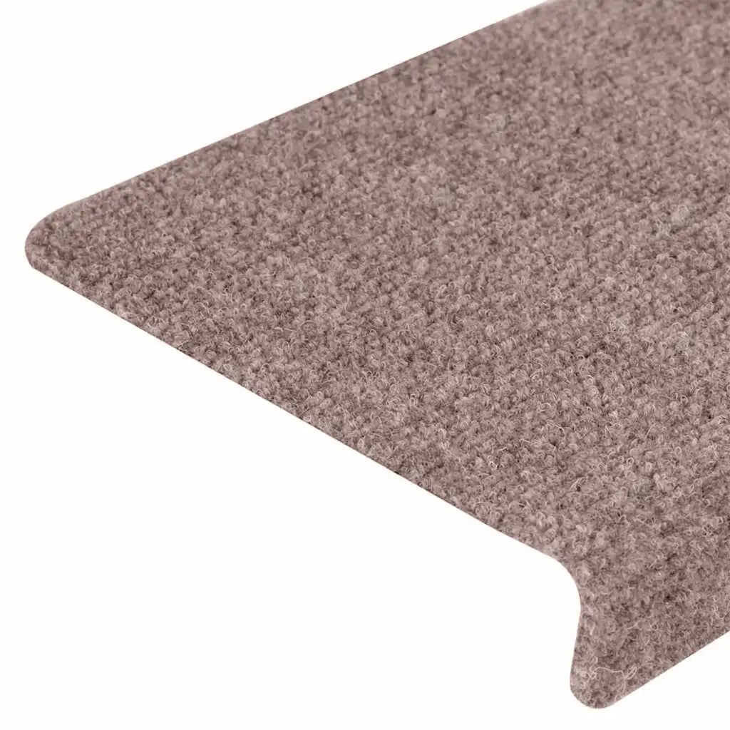 Tappetini per scale autoadesivi 20 pz 65x21x4 cm Marrone Chiaro 3365715