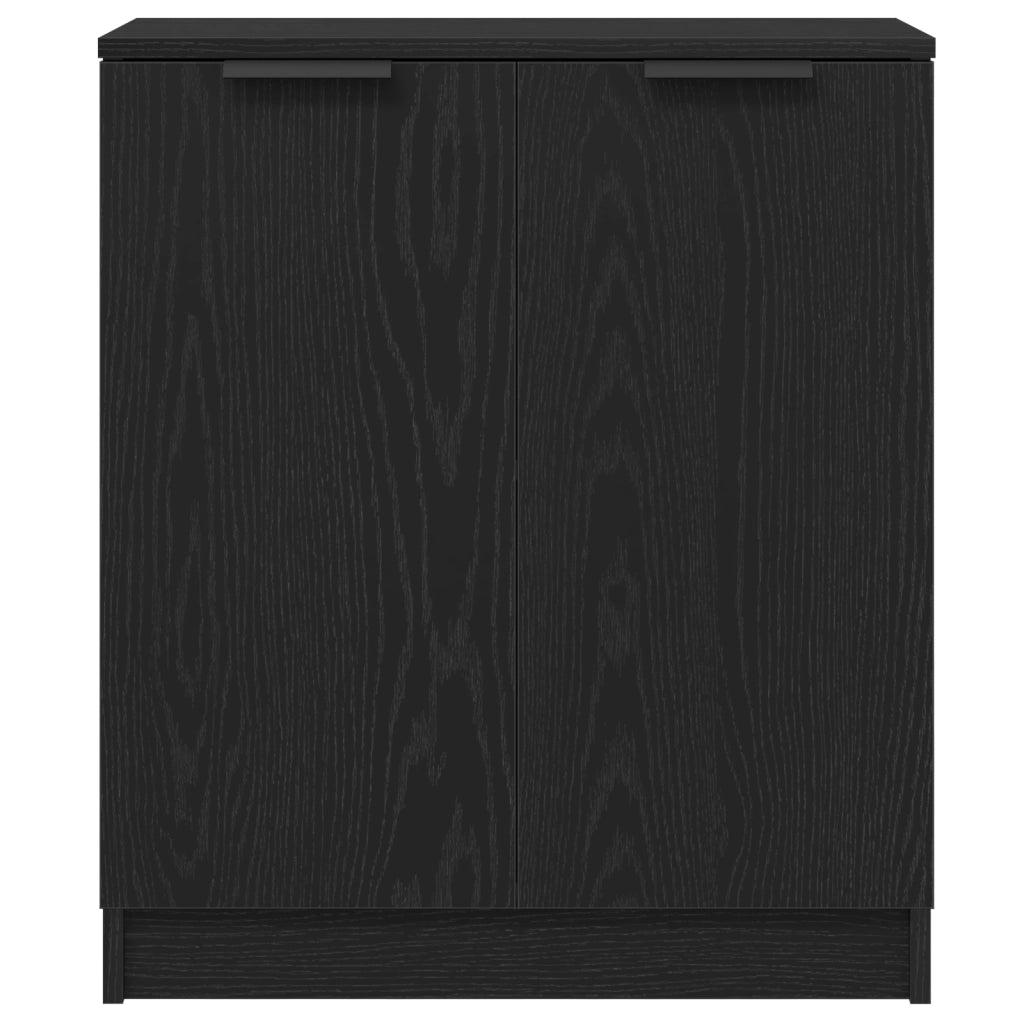 Credenza Rovere Nero 60 x 30 x 70 cm Legno multistrato 862086