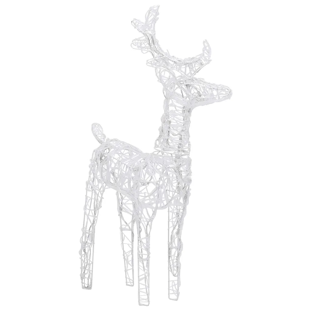 Decorazione Natalizia Renne e Slitta 160 LED 130 cm in Acrilico 289979