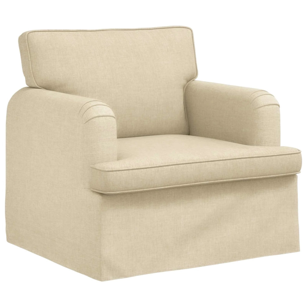 Divano Crema 84 x 80 x 85 cm Tessuto 42024481