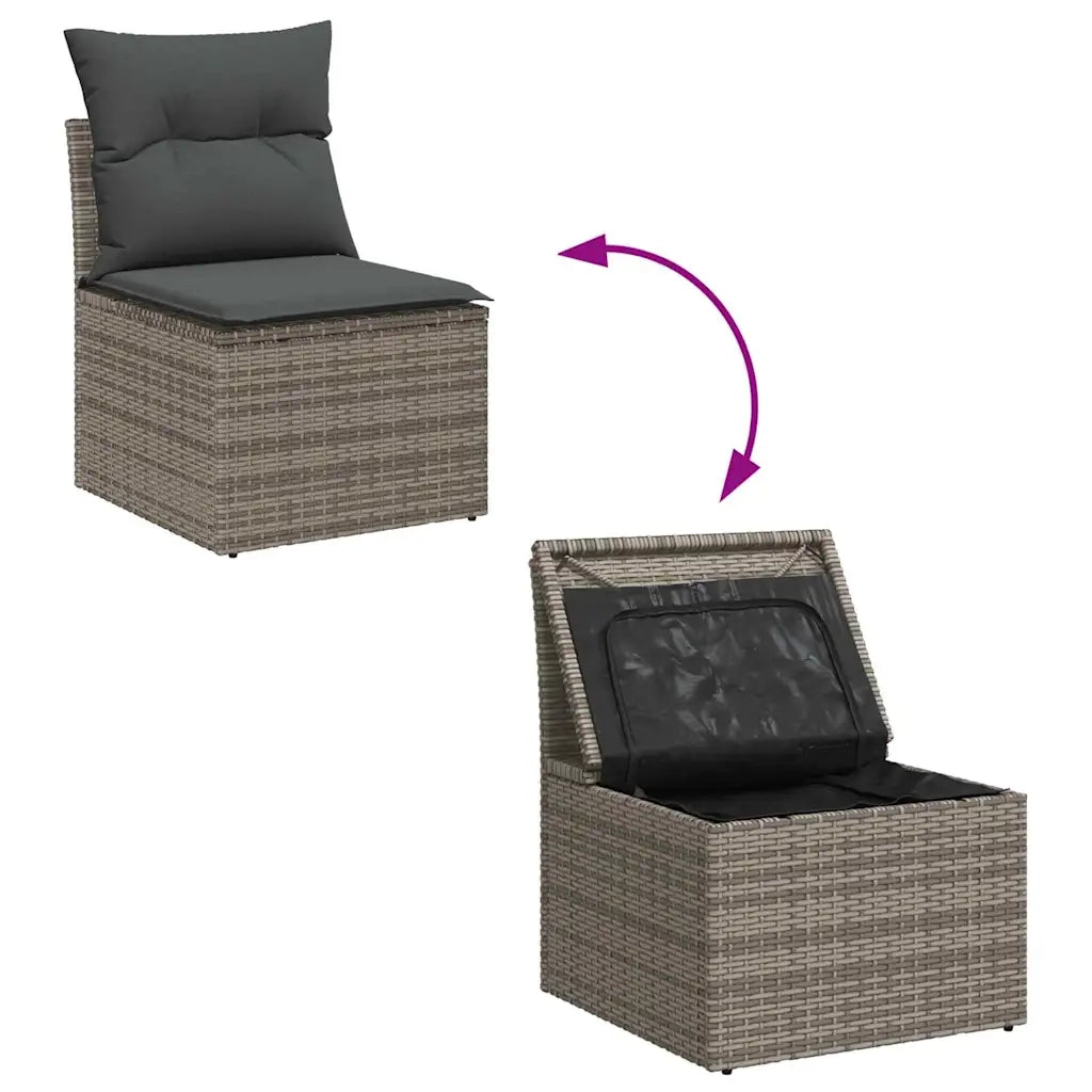 Set di divani con cuscino 6 pcs polyrattan 3360650