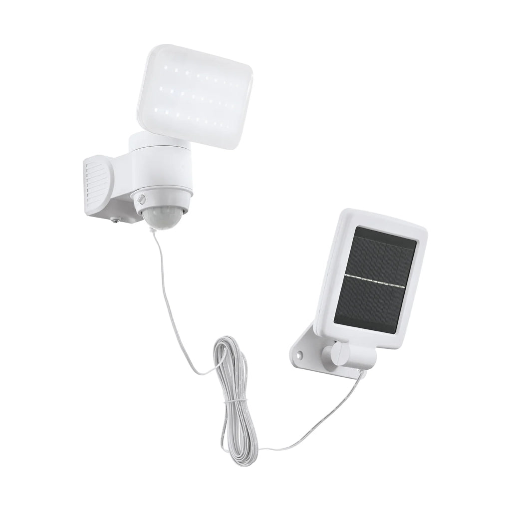 Faretto Panello Solare Casabas Policarbonato Bianco Led