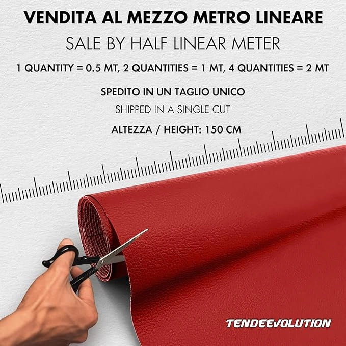 Ecopelle di Alta Qualità "Vanessa" - Colore Sabbia 33  - Morbida e Resistente - Vendita al Mezzo Metro
