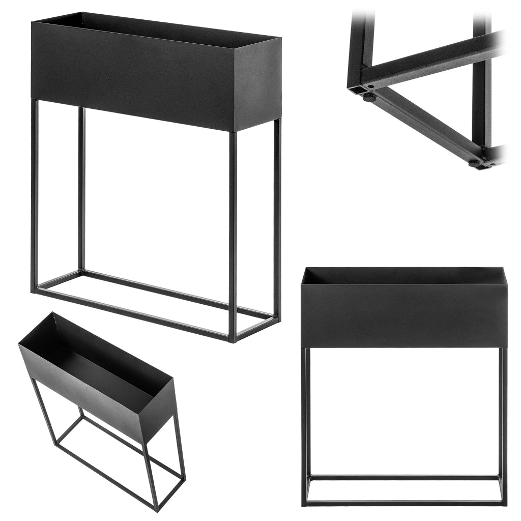 Supporto per fiori KADAX Loft in metallo, vaso da fiori verticale 60x70cm