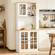Armadio alto da dispensa, mobile contenitore per cucina