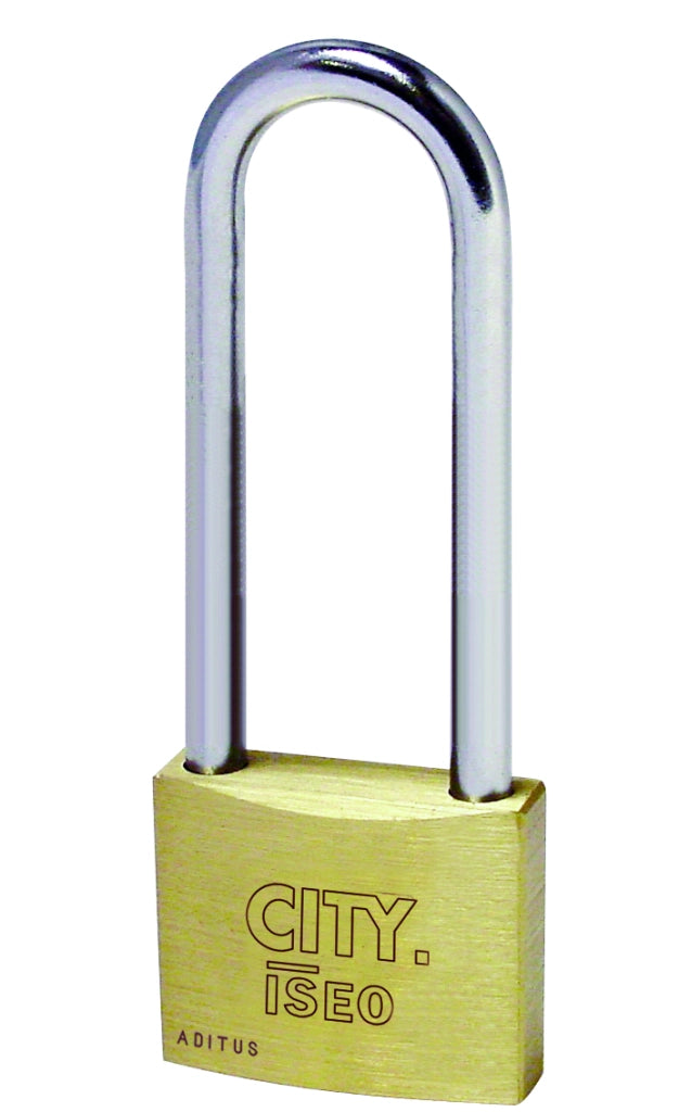 Iseo LUCCHETTO DI SICUREZZA CITY Arco lungo  mm. 30 10.00 pz