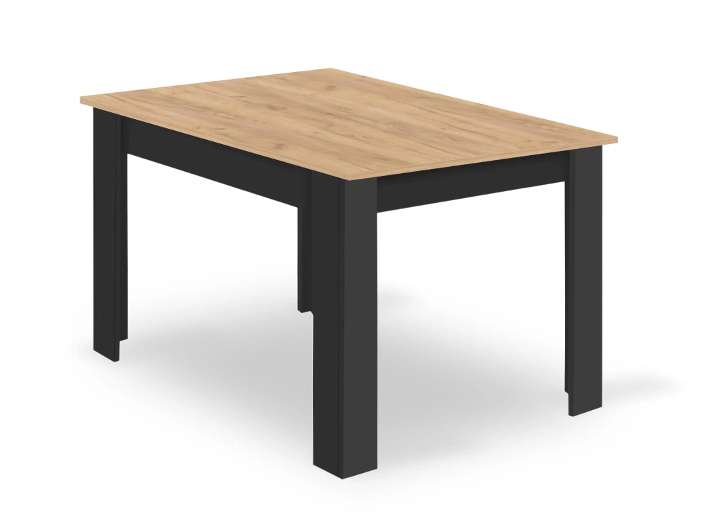 Tavolo artigianale Valora NP 120X80 Design moderno Gambe nere