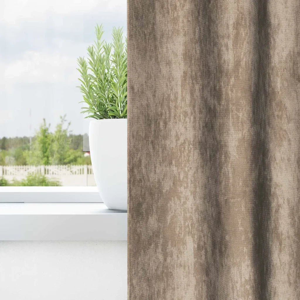 Tende in Velluto con tende 2 pcs Champagne 260 x 140 cm Velluto 4107747