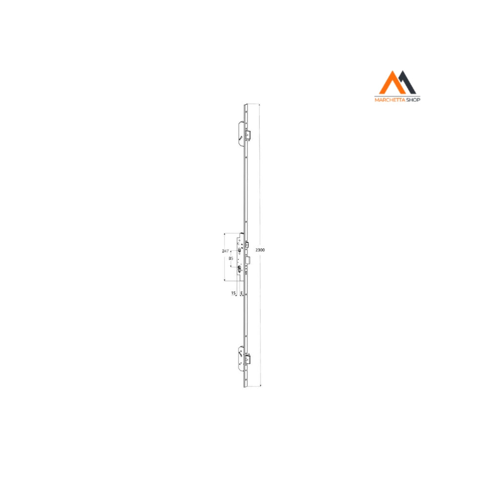 CISA SERRATURA 49526-25 INF. MULTITOP PRO X ALLUM.