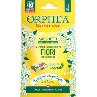 ANTITARME SALVALANA CASSETTI ARMADI ORPHEA - FIORI CF=PZ 3- 6 confezioni