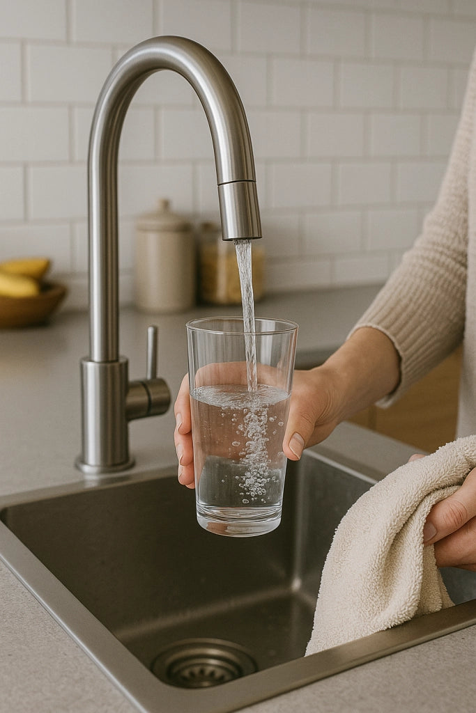 Addolcitore d'Acqua Pure Wave 25L Automatico a Volume e Tempo per Acqua Pulita e Depurata Domestica