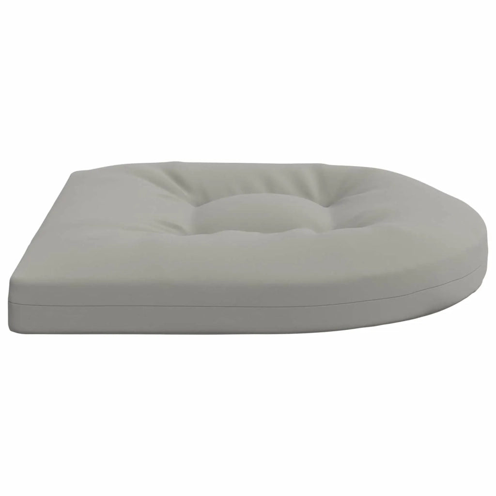 Cuscini per Sedia in 4 Pezzi 4 pz 100% Poliestere Grigio 945300