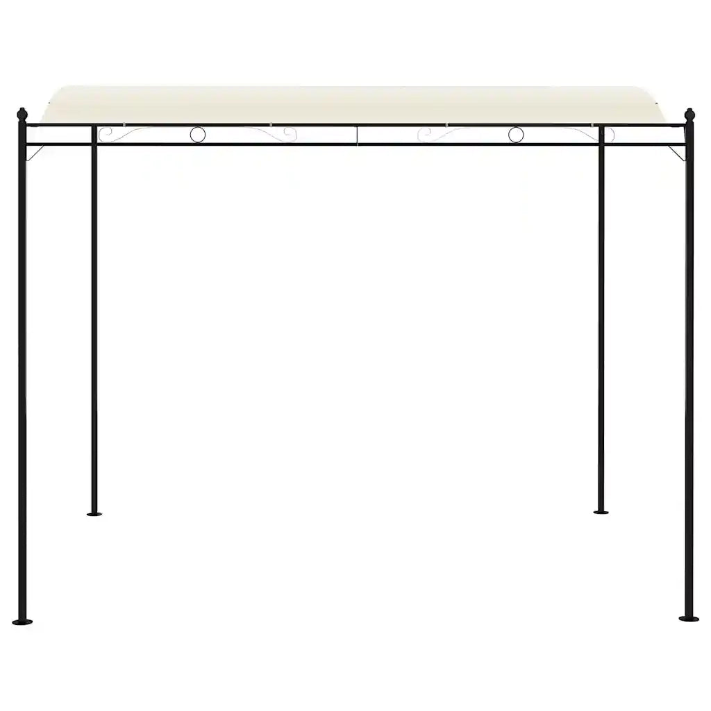 Gazebo in Tessuto Bianco Crema