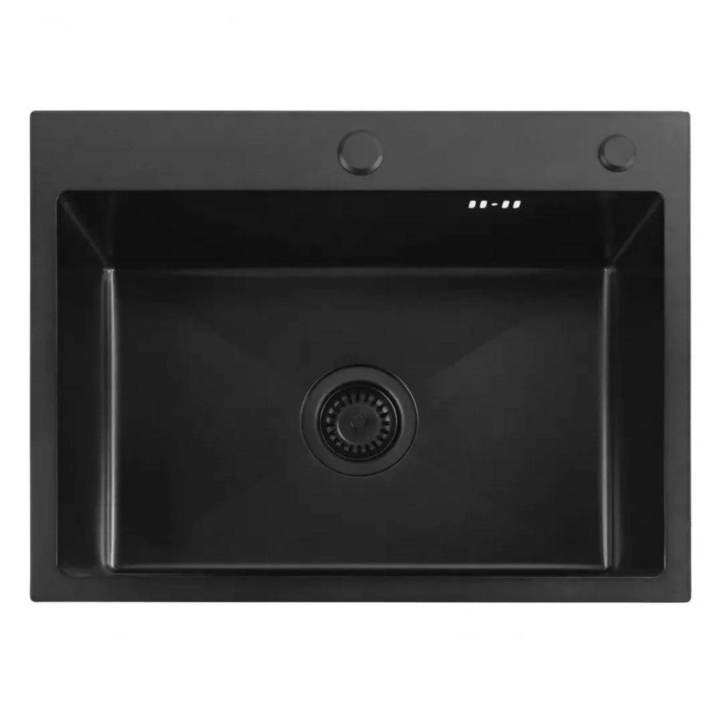Lavello In Acciaio Con Set Di Accessori 3 Pz. Rea Liam Black