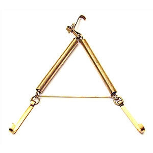 BL APPENDIPIATTI A MOLLA OTTONATO 16X25 CM (PZ.2)- DIESSE- 6,0 blister