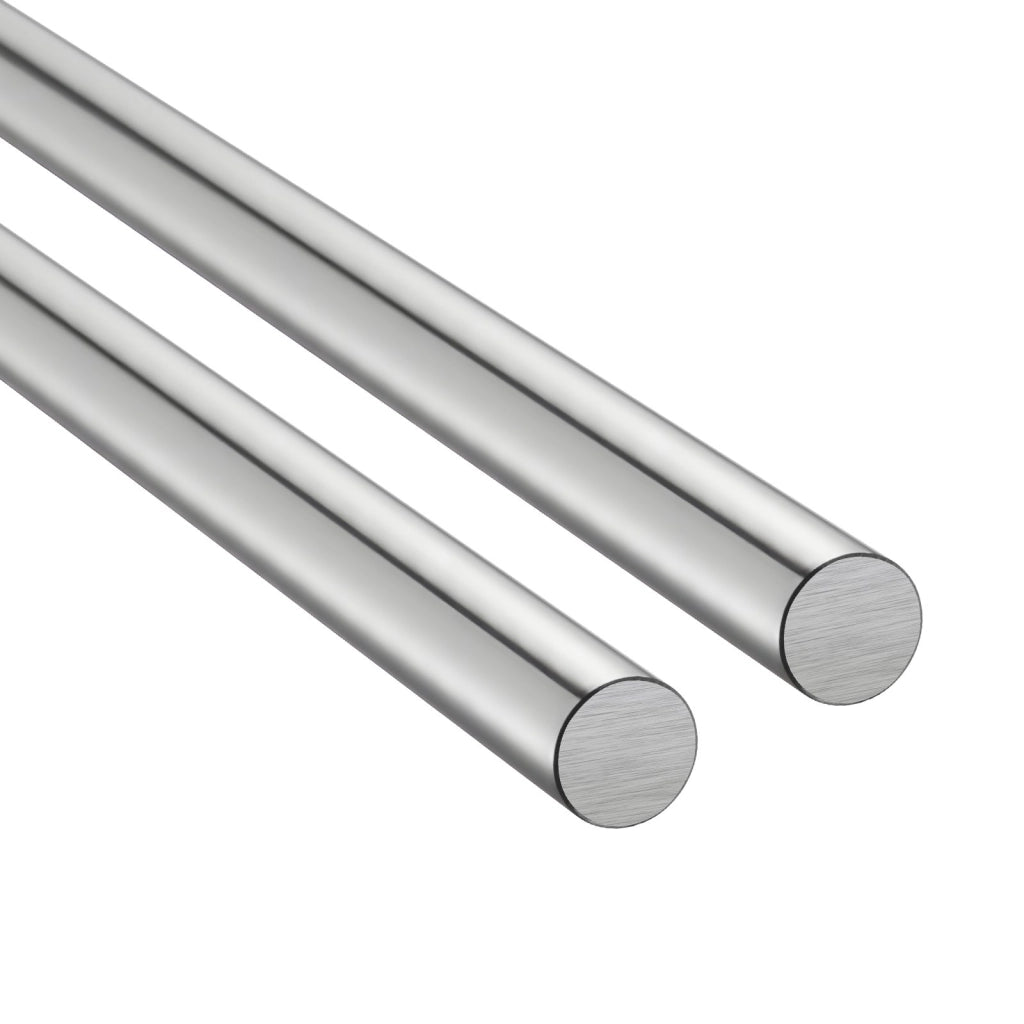 Aste di Movimento Lineare 2 Pezzi 25 mm x 1000 mm in Acciaio al Carbonio SFC25 per Guide Lineari e Lavorazione Meccanica Fai da Te