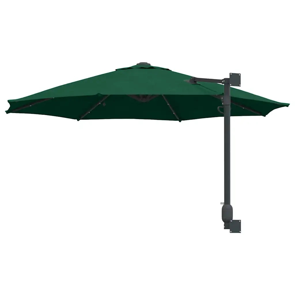 Ombrello da giardino Verde e Nero 248 x 248 x 148 cm