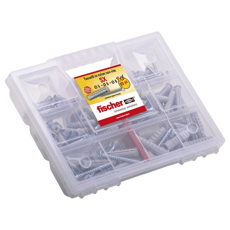 Kit 80 tasselli Fischer