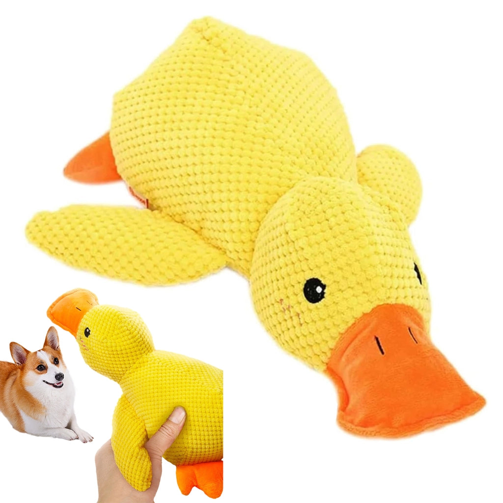 Giocattolo per cani a forma di anatra con squeaker