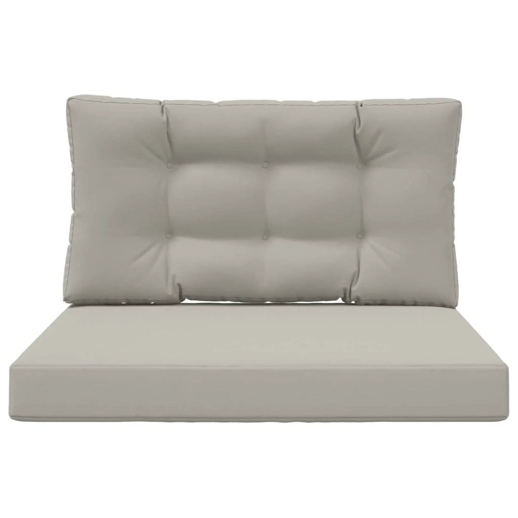 Cuscino per divano da esterno Poliestere Grigio 80 x 80 cm 900847