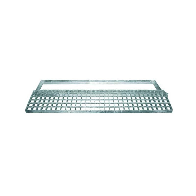 Telaio con griglia zincata : Dimensione - cm 100x15