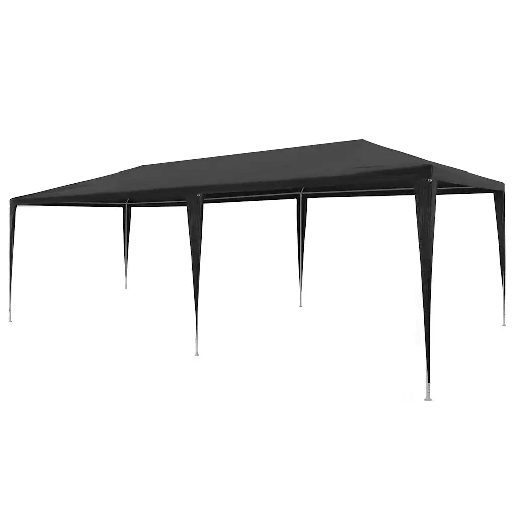 Tenda per Feste 3x6 m in PE Antracite 45088