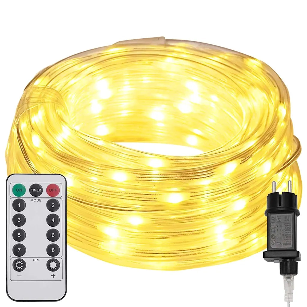 Luce a corda 120 LED Bianco caldo 5 m 42018939