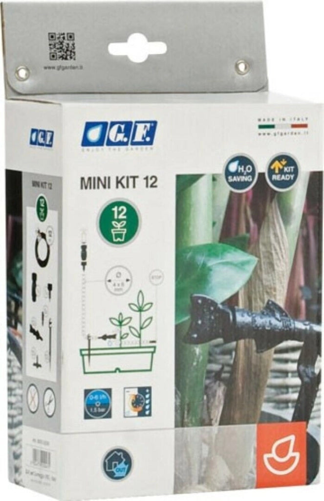 Kit Goccia X Irrigare Fino A 12 Vasi Da Balcone - G.F.