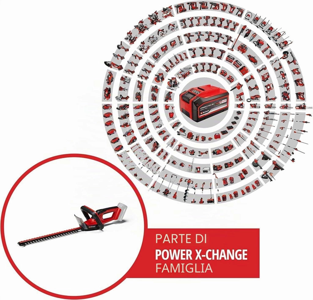 Tagliasiepi a Batteria Gc Ch 18 40 Li Solo 18 V Lunghezza Lama Cm 46 Taglio