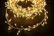 Luci di Natale 500 Micro Led Catena Cluster Microled Interno Esterno Luce Calda