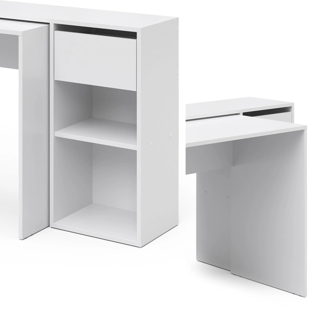 Vicco Scrivania Bianco 145 x 46.4 cm