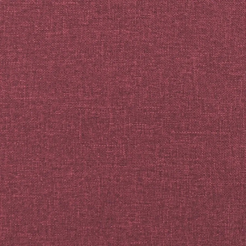 Divano a 3 Posti Rosso Vino 180 cm in Tessuto 359281