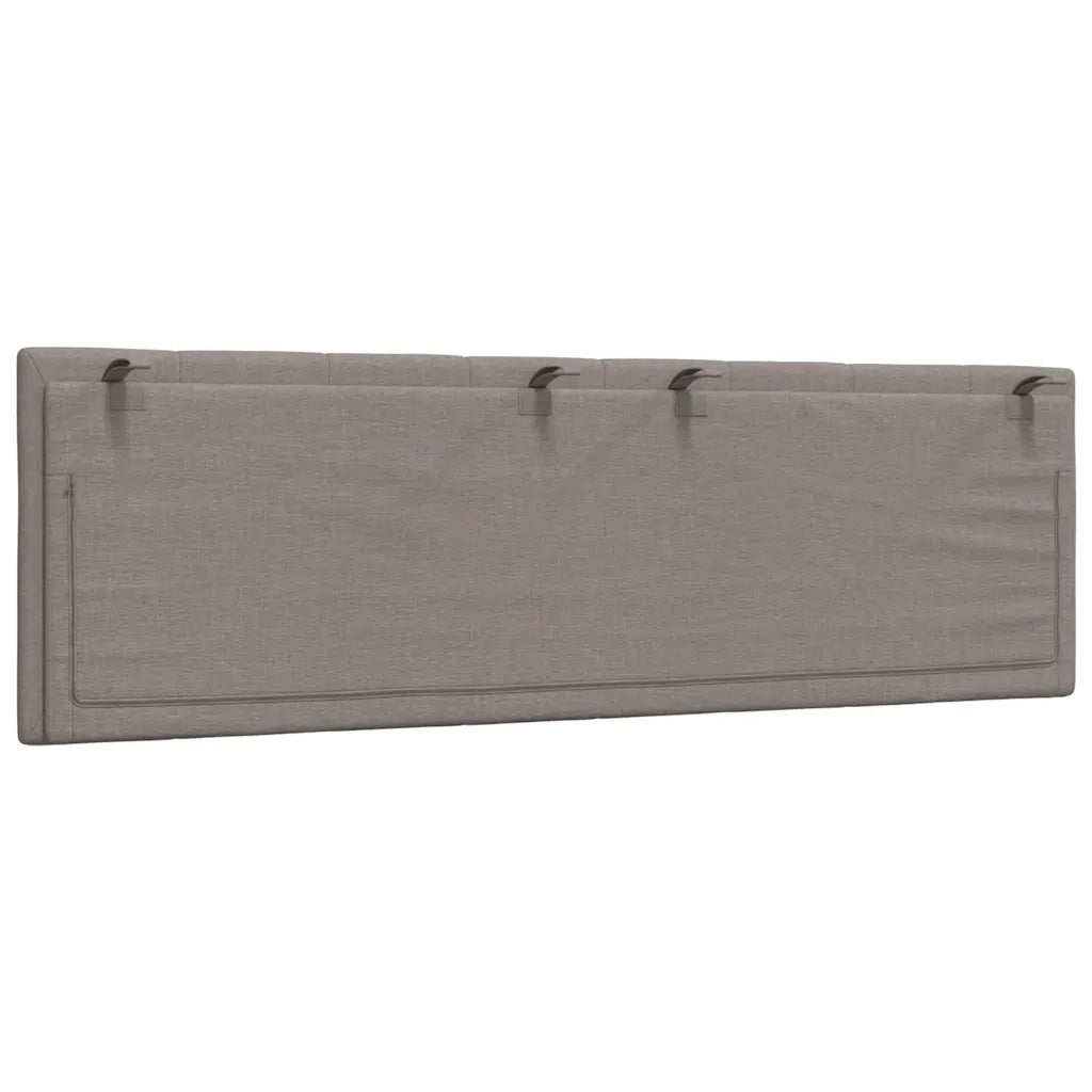 Cuscino Testiera Hanko Tortora 160 cm in Tessuto 4019174