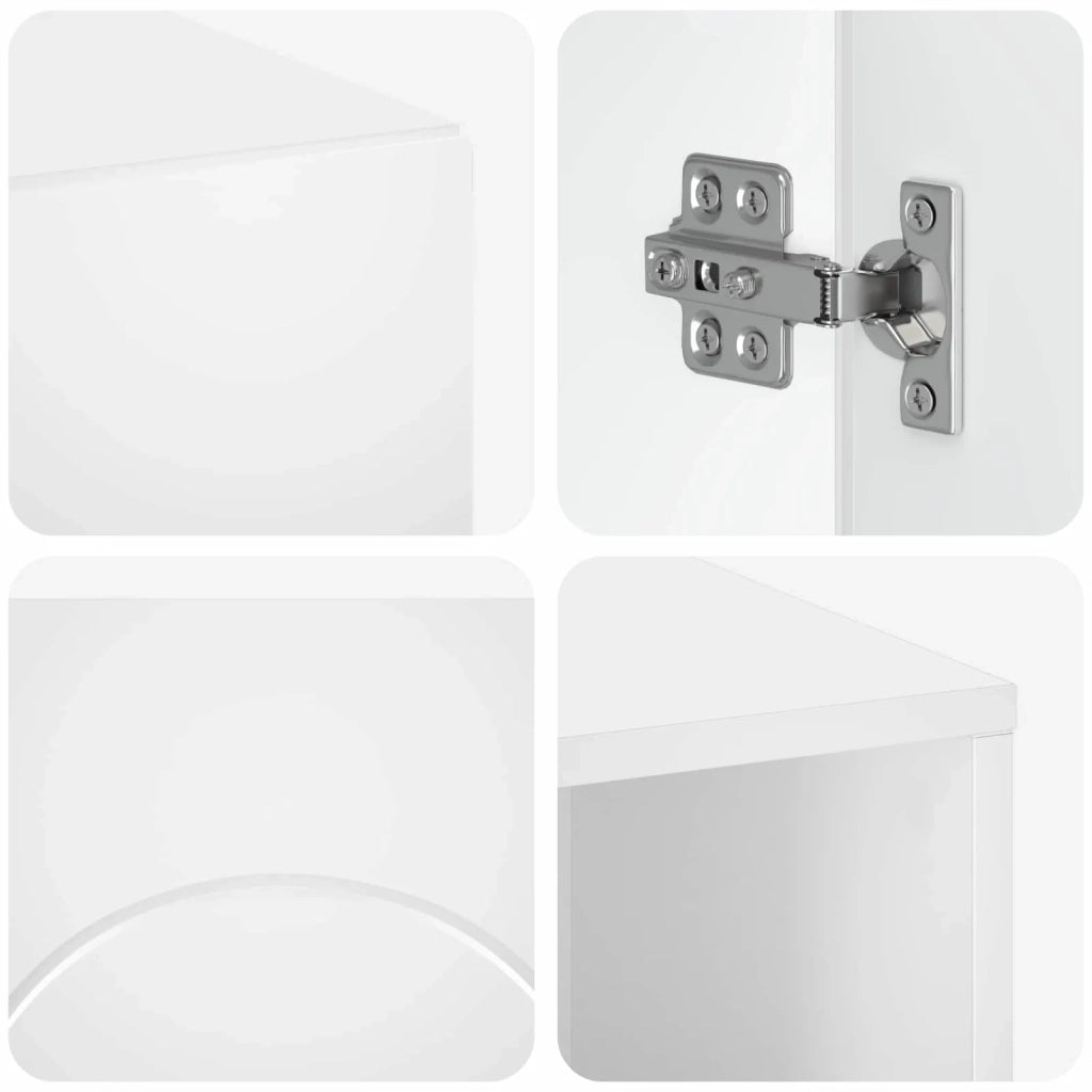 Set mobili da bagno 3 pz Bianco Legno ingegnerizzato 3433046