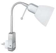 Faretto da parete Ligara argento/bianco Trio E14 40W