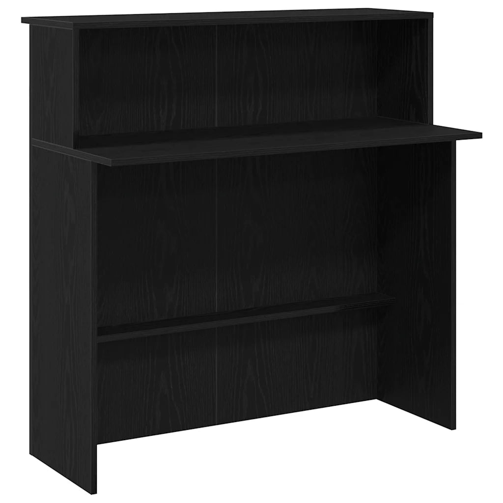 Banco Reception Nero 100x50x103,5 cm in Legno Multistrato 859025