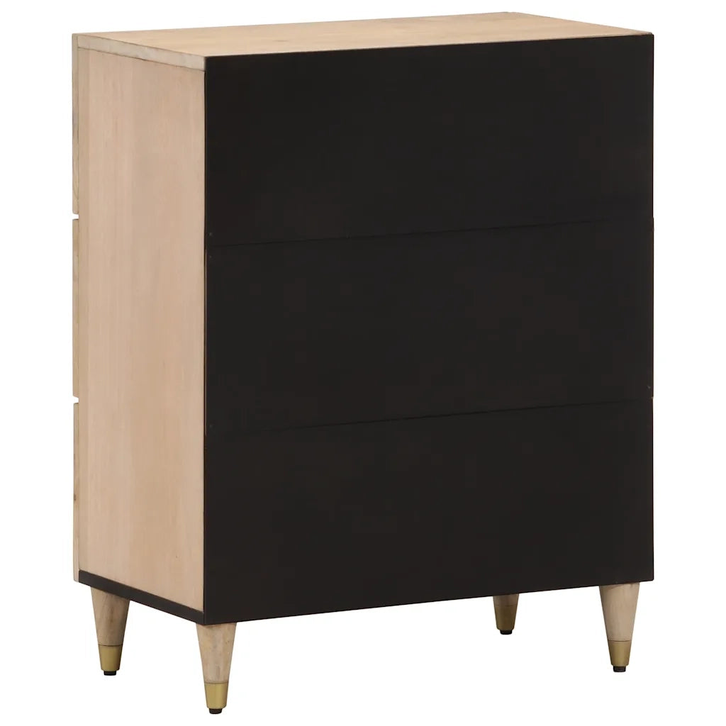 Credenza 60x33x75 cm in Legno Massello di Mango 358251