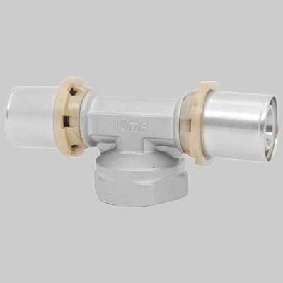 RACCORDO A TEE FEMMINA A PRESSARE  26 x 3/4 x 26     ICMA