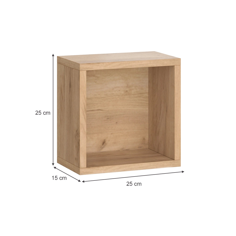 Vicco Mobile bagno Quercia dorata 25 x 25 cm Set di 2