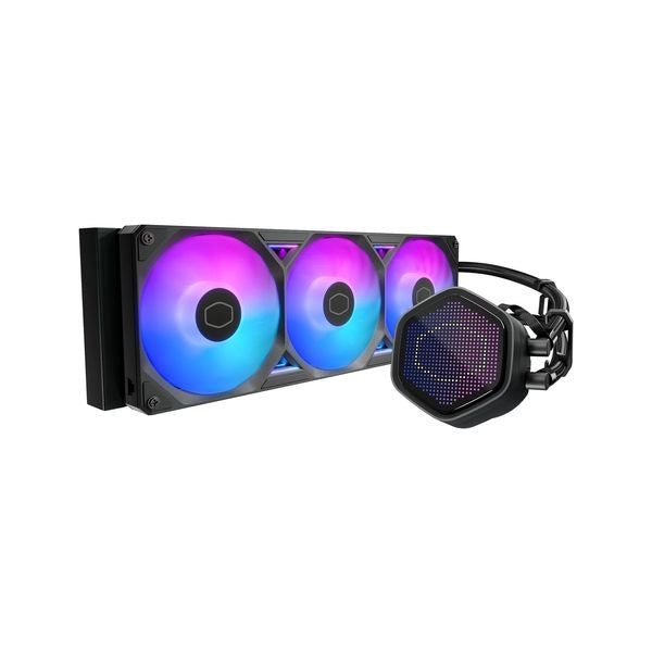 Cooler master dissipatore a liquido atmos ii, 3x120mm argb, kit schermo pixel incl, nero - MLX-D36M-A25SZ-P1