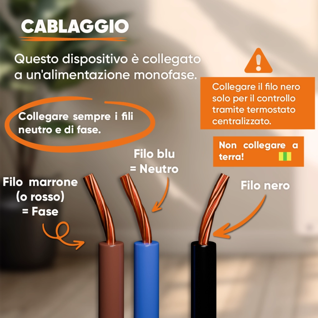 Radiatore elettrico Wi-Fi Bestherm NESSA CONNECT 500W