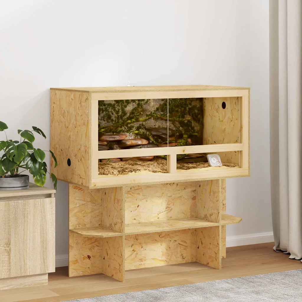 Base per Terrario Marrone 100 x 50 x 50 cm OSB 876735