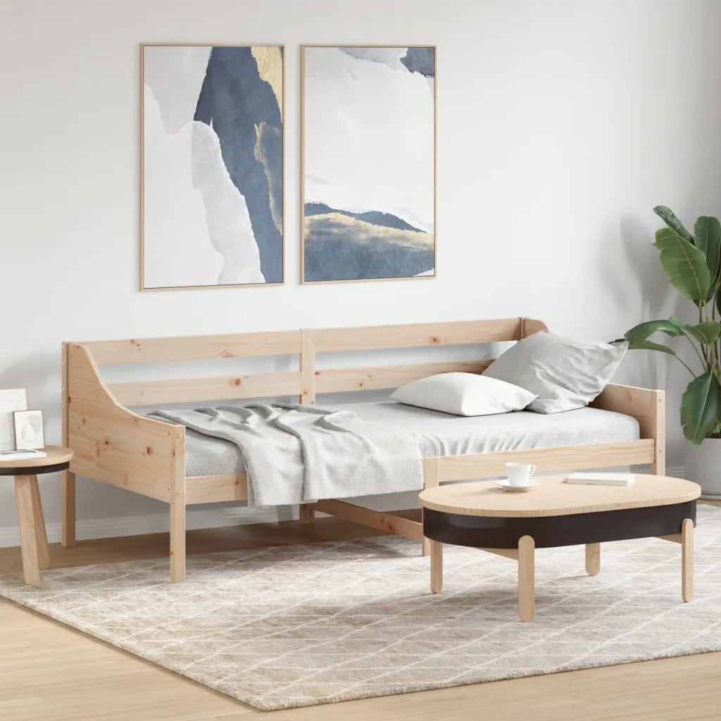 Dormeuse senza Materasso 90x200 cm in Legno Massello di Pino 842830