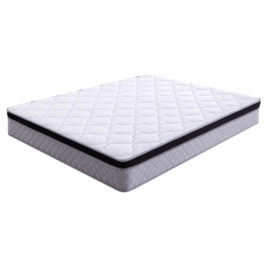 Materasso a molle insacchettate ergonomico 25 cm; bianco