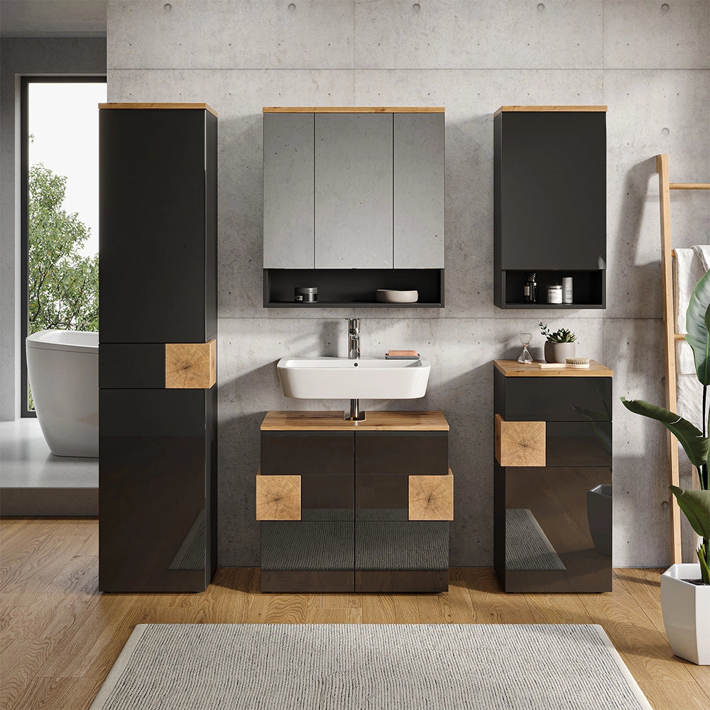 Vicco Mobile sottolavabo per bagno Antracite 73.1 x 64 cm