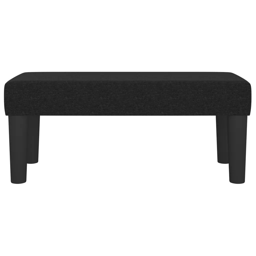 Panca Nera 70x30x30 cm in Tessuto 346618